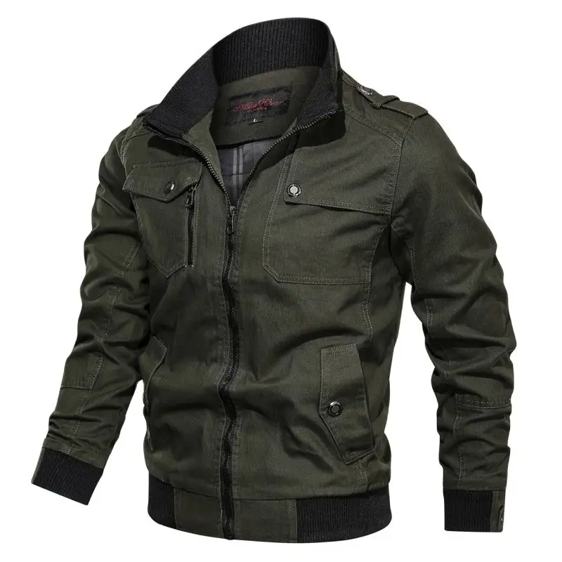 

Ветровка мужская хлопковая, куртка-бомбер, тактическая Мужская куртка, Повседневная весенняя одежда в стиле милитари, карго, осень 2022
