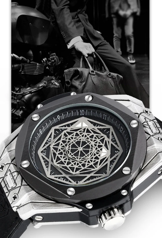 Женские кварцевые часы с силиконовым ремешком Модные индивидуальные мужские