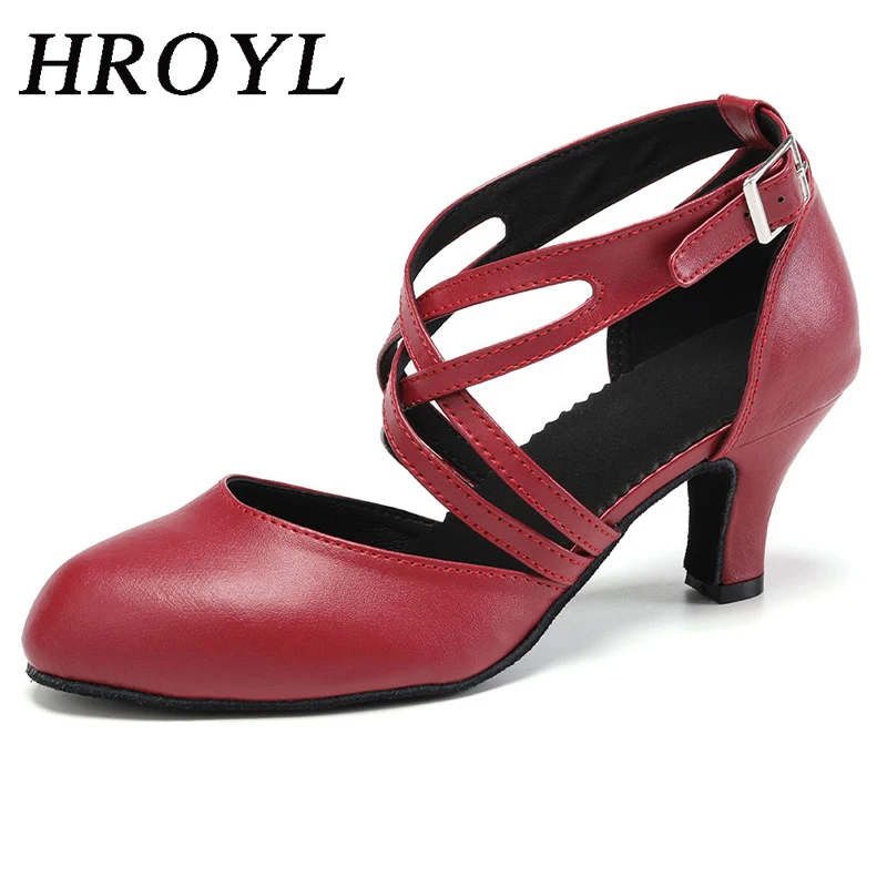 Туфли HROYL женские для бальных танцев туфли латиноамериканских обувь сальсы