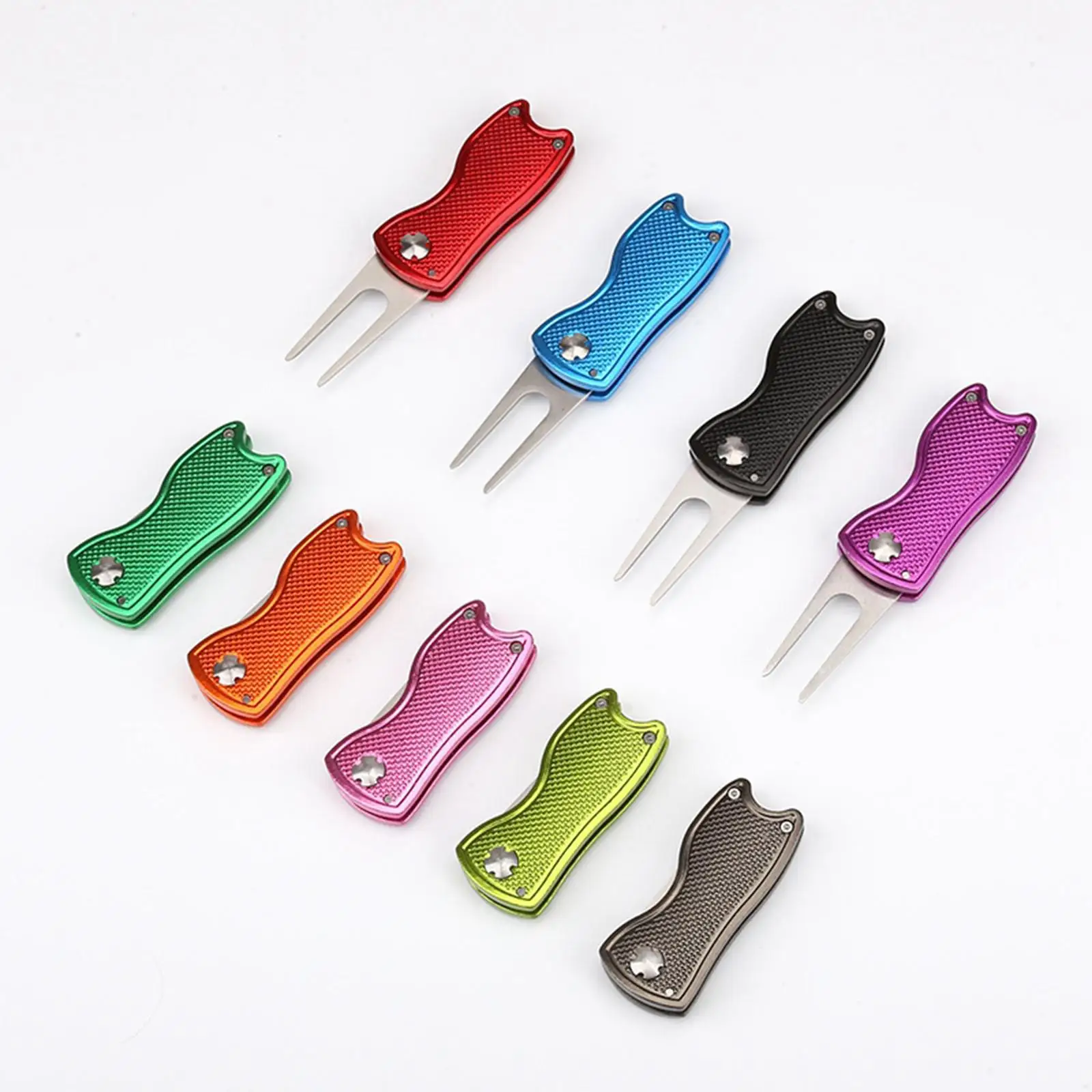 

Golf fork button Marker Pitch Golf Divot Repair Tool for training