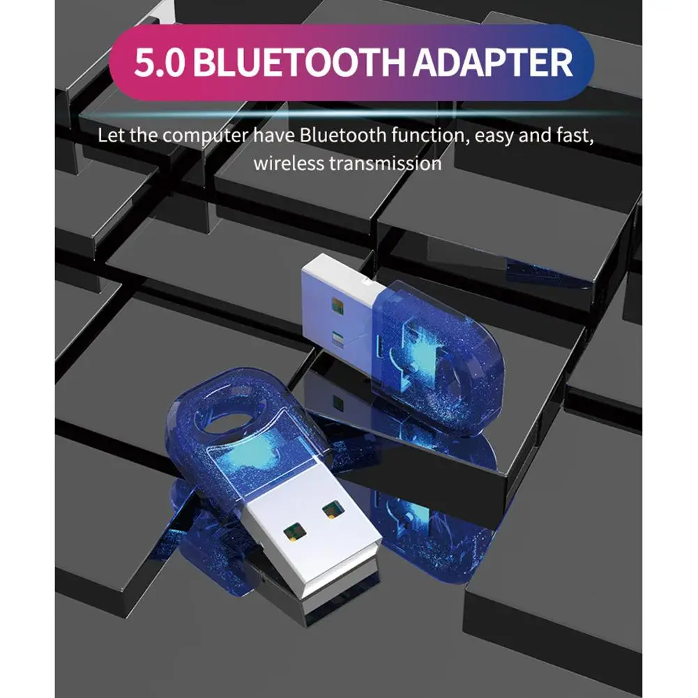 

Usb Bluetooth-compatible 5.0 Audio Adapter Mini Wireless Audio Transmitter Receiver For Computer Headset Keyboard Speaker Parts