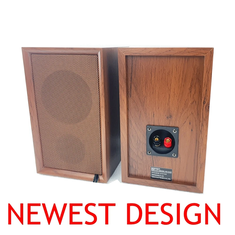 Newest Full Band Speaker UK Retro 4-inch Sound Shelf Box 2.0 Pair Box Home Theater Front End Small Gallbladder