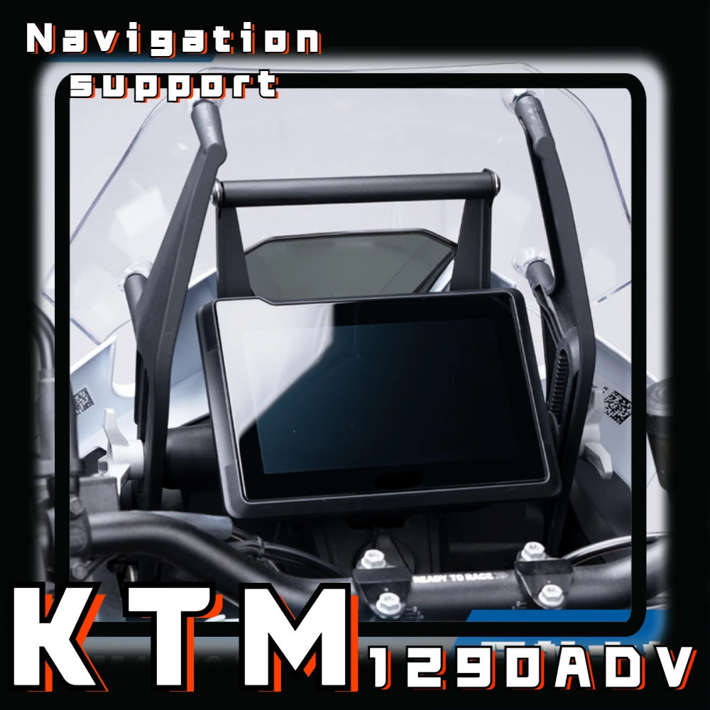 

For KTM 1290 Adventure ADV S R 2022 Modified Navigation Bracket Phone Holder Charger Holder USB Quick charge wireless