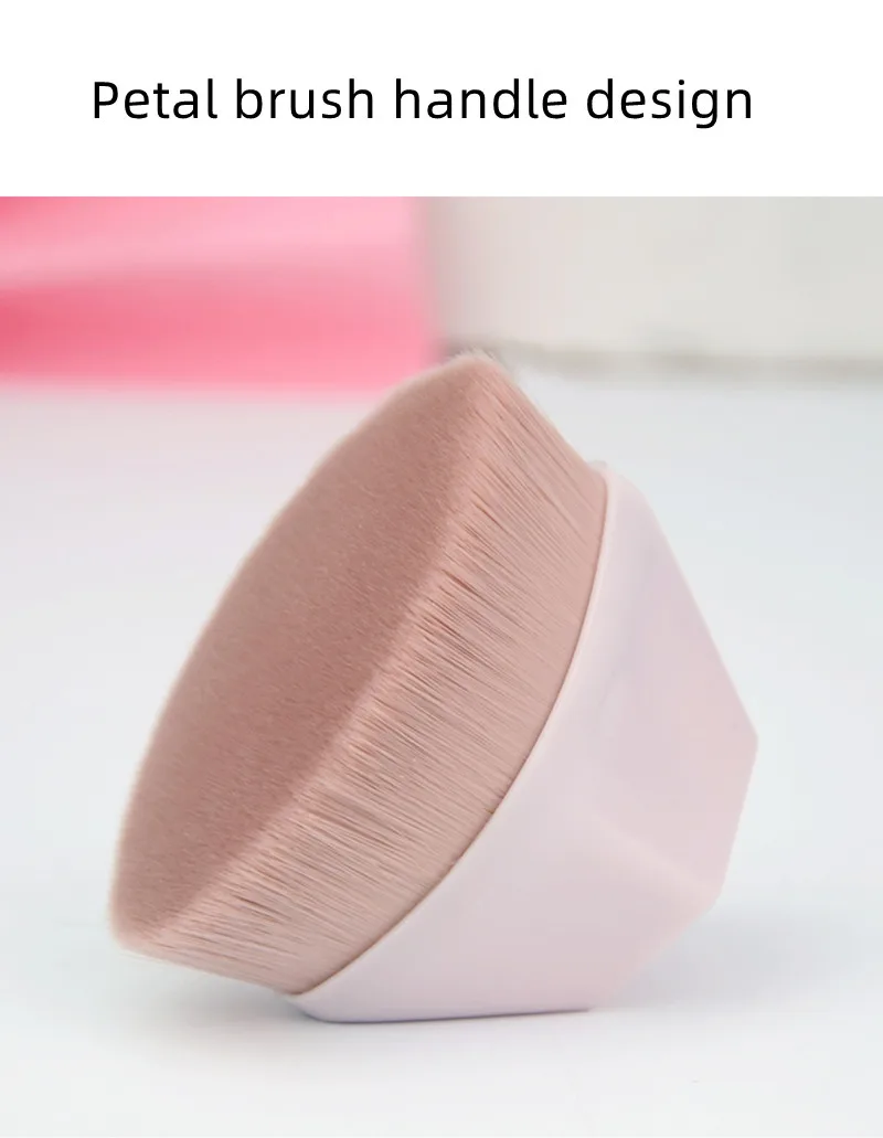 

№ 55 Волшебная кисть для тональной основы не съедобная Жидкая основа без следов кисти для макияжа с плоской головкой кисти для тела