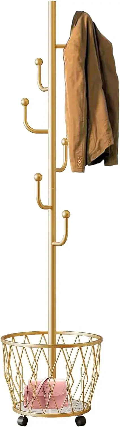 Отдельно стоящая вешалка для одежды сверхмощная кактуса простая сборка корзина