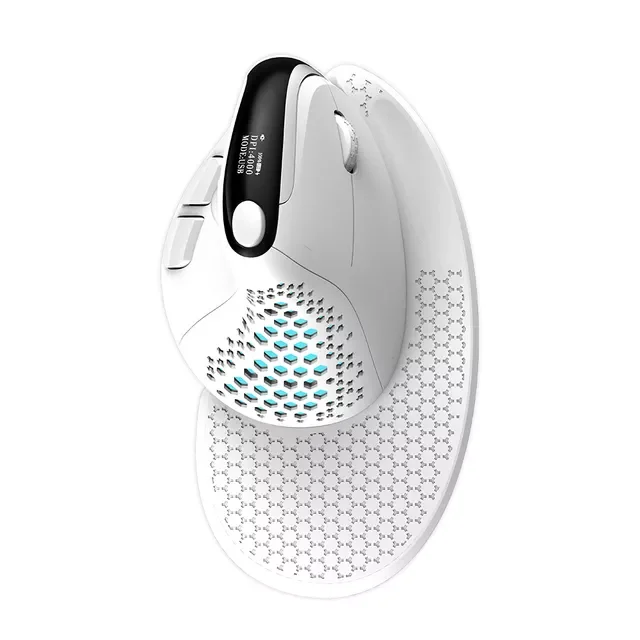 

Ergonomic Vertical Mouse with OLED Screen 4000DPI Rechargeable 1000mA Removable Back Cover For Computer