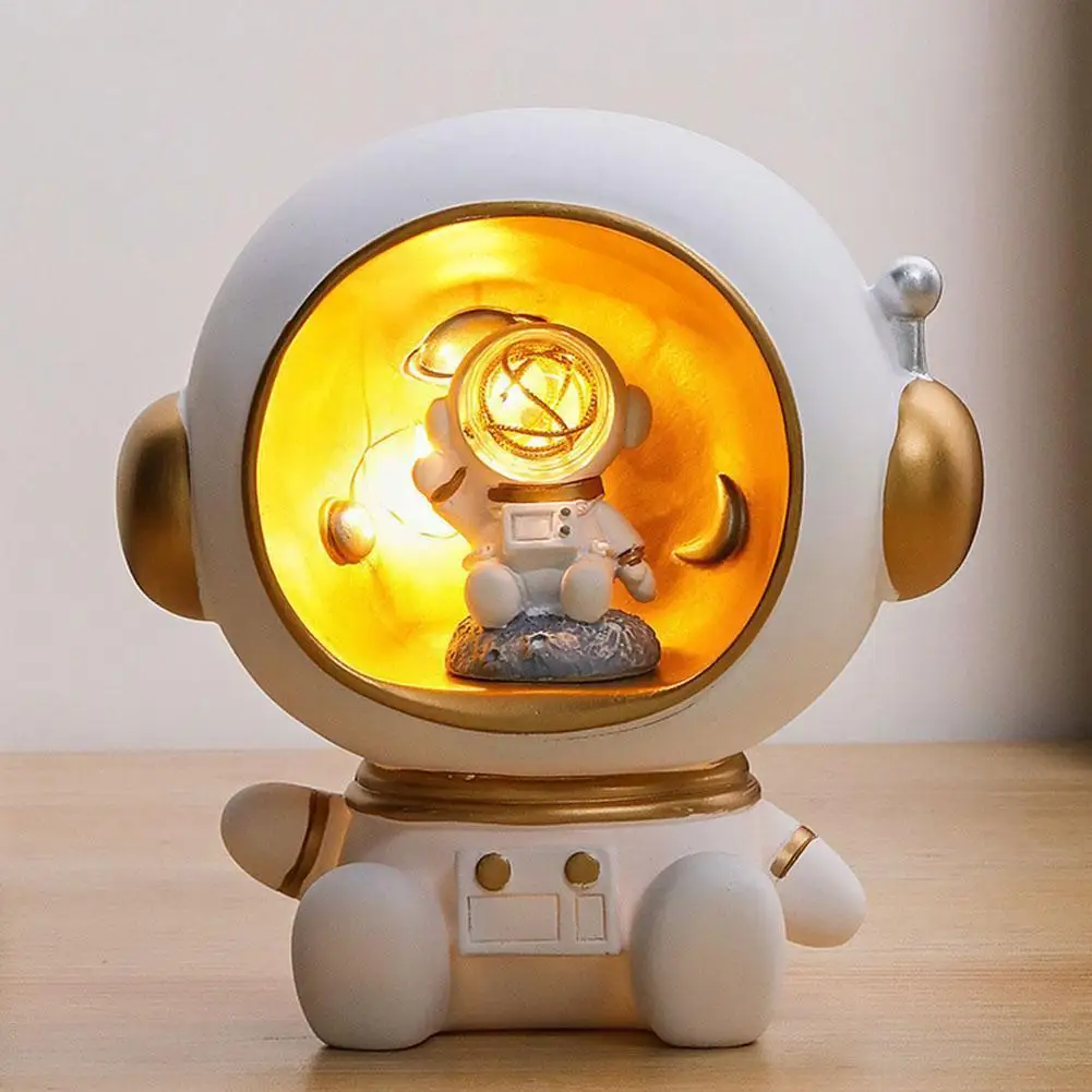

Astronaut Bedroom Atmosphere Xingx Night Light Astronaut Gifts Ornaments Children's Birthday Christmas K7f7