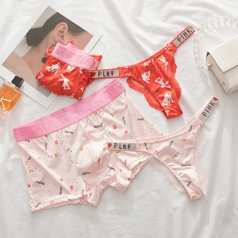 Новое поступление нижнее белье для пар милое с заниженной талией дышащие удобные