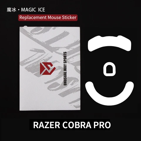 Антискользящая наклейка на ногу мыши Razer COBRA PRO Cambered Surface PTFE Magic Ice Silver Fox