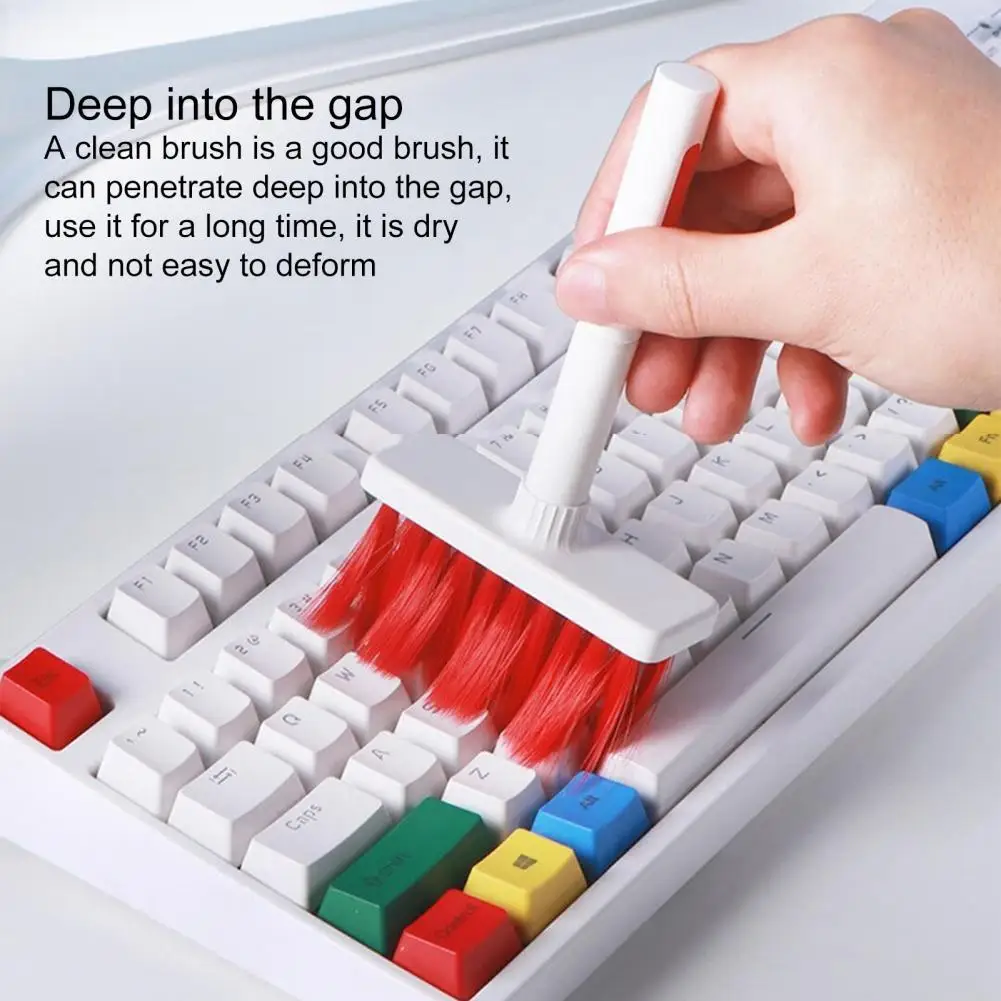 

Keyboard Cleaning Brush 5 in 1 Deep Cleaning Wireless Earbuds Dust Remover Tool Kit Keyboard Cleaner Dust Remover Key Puller