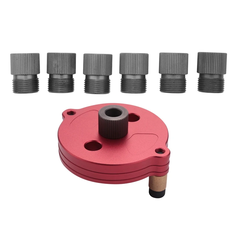 

Woodworking Pocket Hole Jig 2/3/4/5/6/8/10Mm Self-Centering Vertical Doweling Jig Drill Guide Locator Hole Puncher Tools