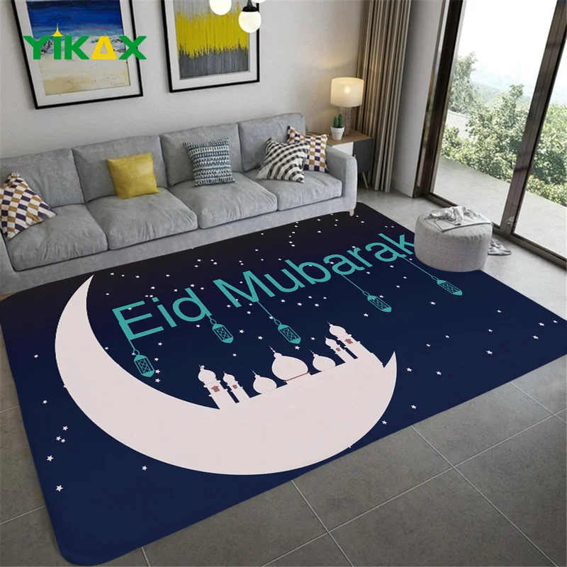 

Ramadan Islamic Muslim Carpet For Living Room Home Mat Coffee Table Floor Decoration Non-slip Household Prayer Large Area Rug