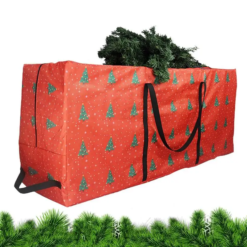 

Large Christmas Tree Storage Bag Durable Waterproof 210D Oxford Fabric With 4 Handles Tree Storage Bags Transport Fits Up