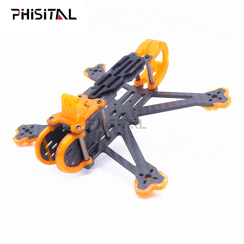 

PHISITAL DK35 3.5 Inch freestyle Carbon Fiber Frame Kit 155mm Wheelbase for Quadcopter FPV Racer Drone RC Parts for vista