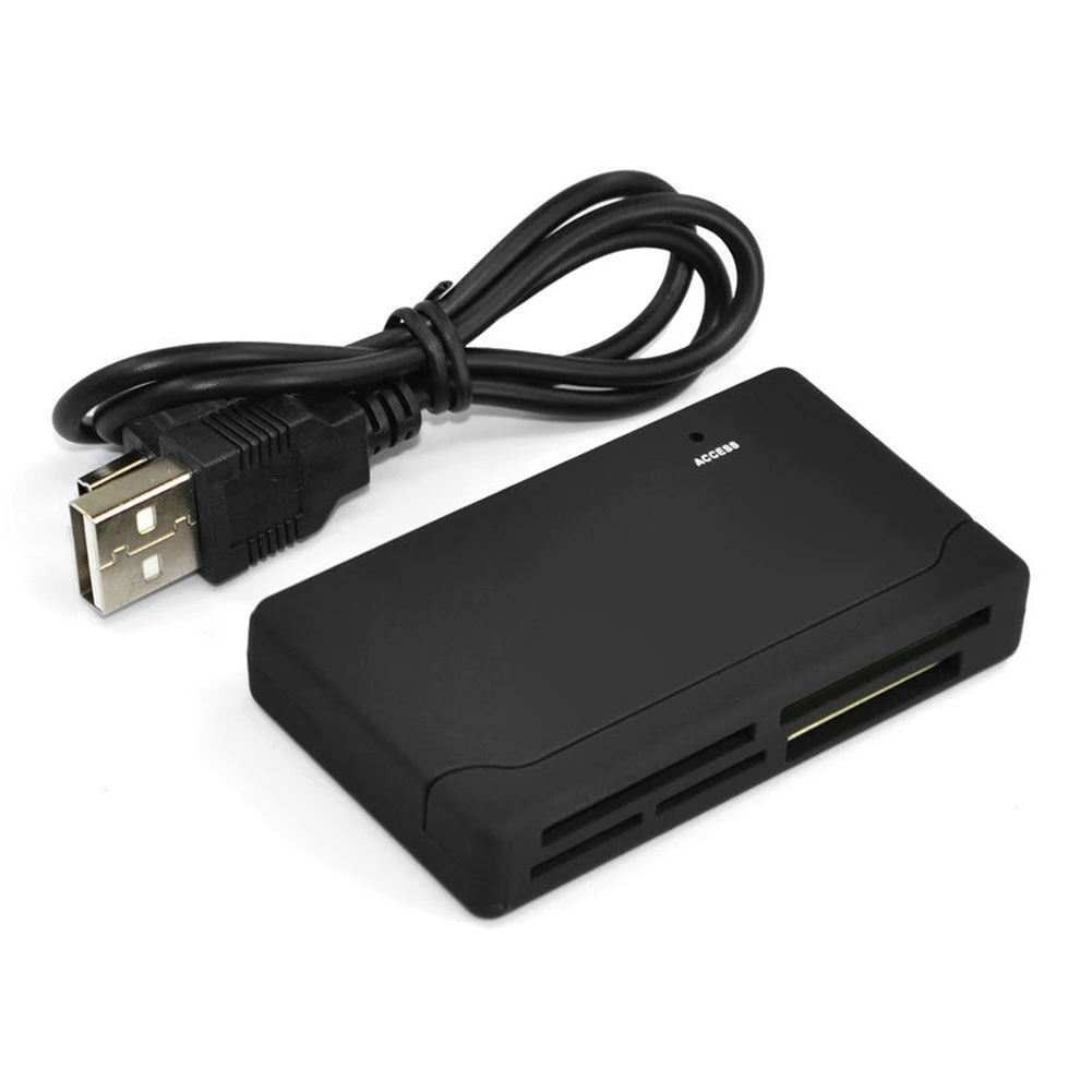 

BlackAll in onemorycardreaderusbexternal SD SDHC Mini Micro M2 MMC XD CF