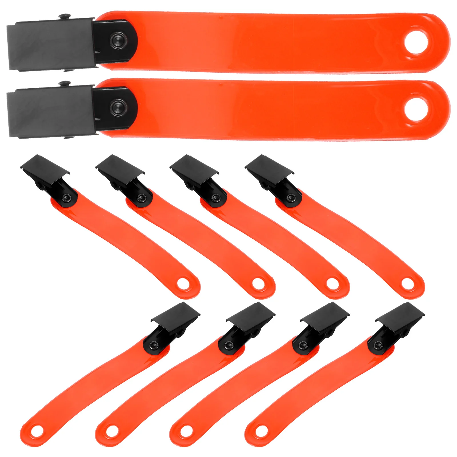 

12 Pcs Hiking Accessories Sports Glow Clips Camping Trailer Pvc Reflective Gear