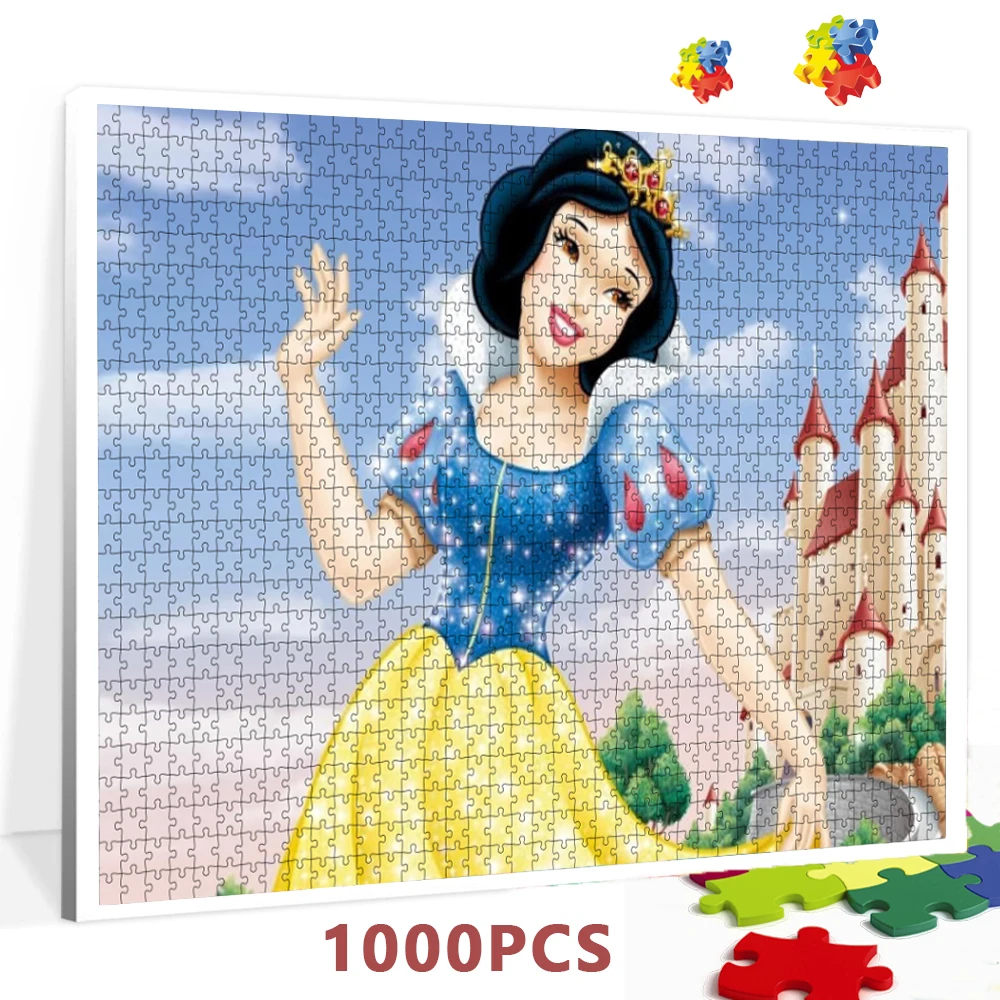 

Disney Princess Jigsaw Puzzles 1000 Pieces for Adults Snow White Jigsaw Puzzles Entertainment Toys for Creative Gift Home Decor