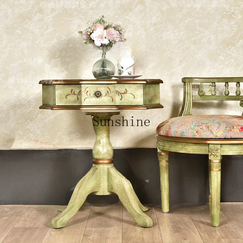 Американский кантри окрашенный диван для гостиной ретро-паркетный ящик