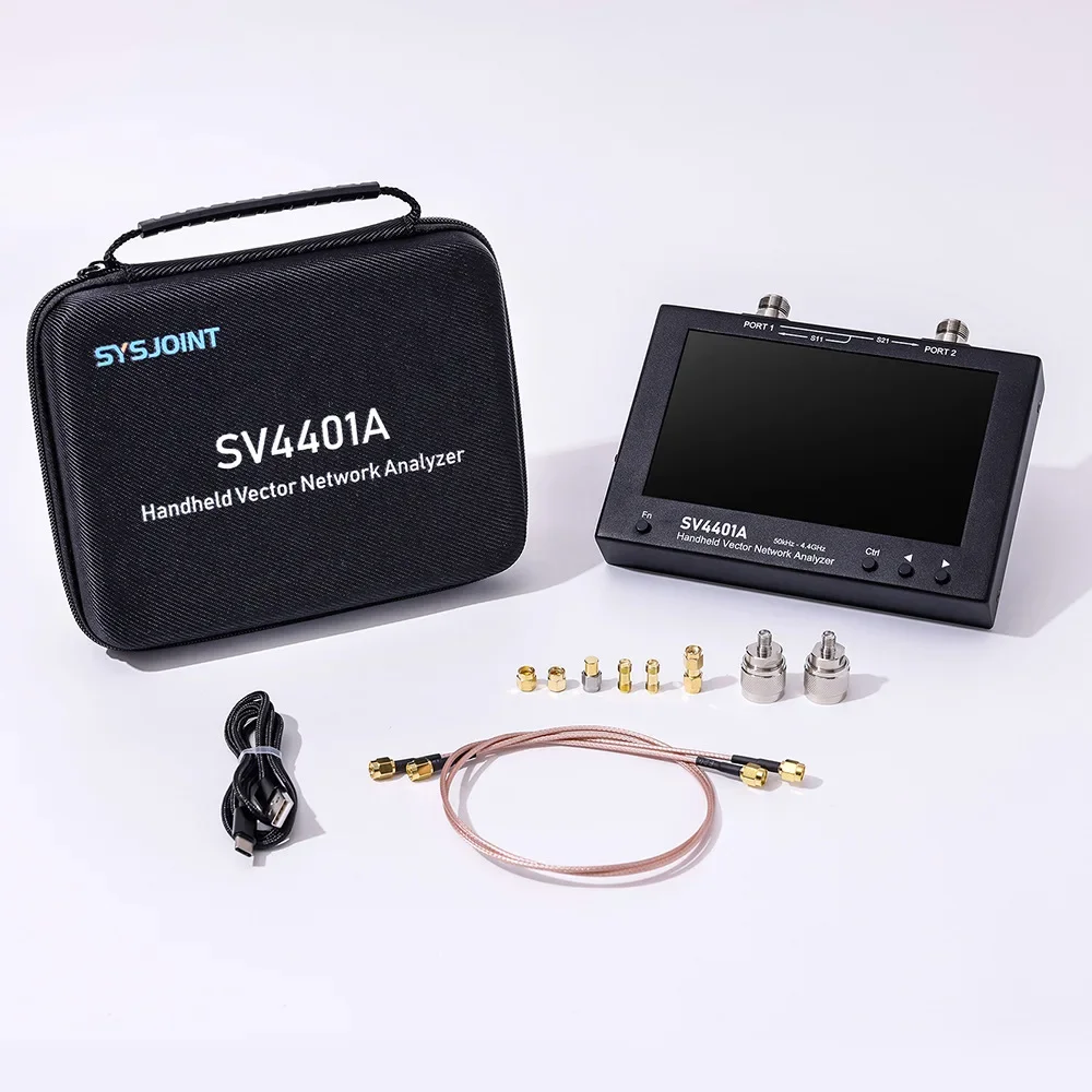 SV4401A Векторный сетевой анализатор 50 кГц-4 4 ГГц 7-дюймовый ЖК-дисплей 100 дБ N