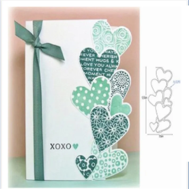 Love поздравительная открытка кружевные металлические штампы трафареты для