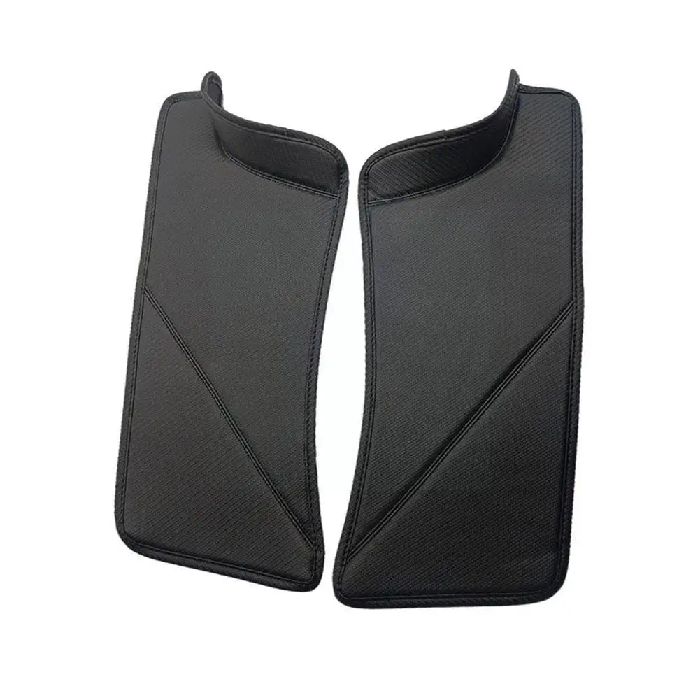 

Протектор для порога задней двери автомобиля Tesla Model Y 2023, кожаный коврик для заднего сиденья, защита от грязи, модифицированный интерьер автомобиля Acces M1M8