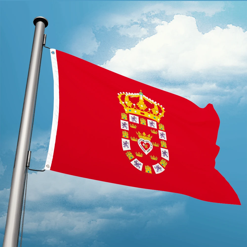 Флаг Испании и Мурсии 3 фута x 5 футов баннер из полиэстера 150*90 см изготовленный на