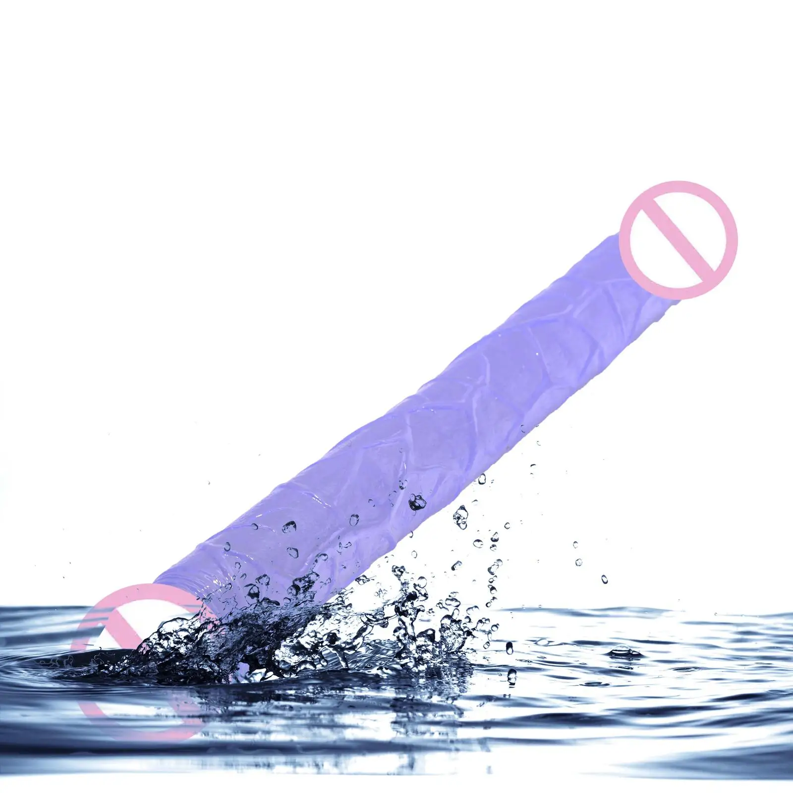 Длинный двойной фаллоимитатор гибкий реалистичный пенис Анальная пробка