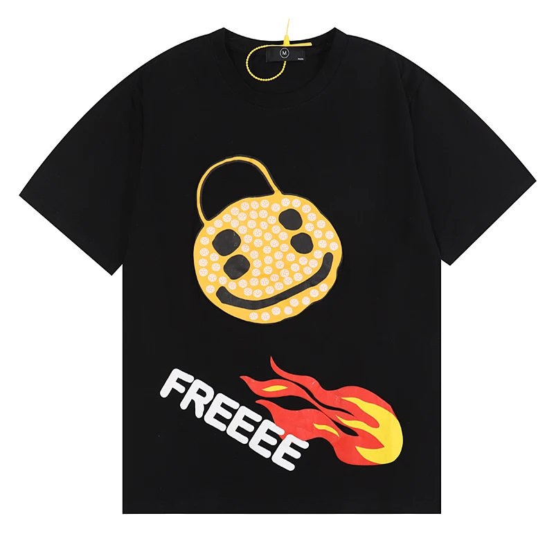 Высококачественные футболки CPFM хлопковая Повседневная футболка с коротким