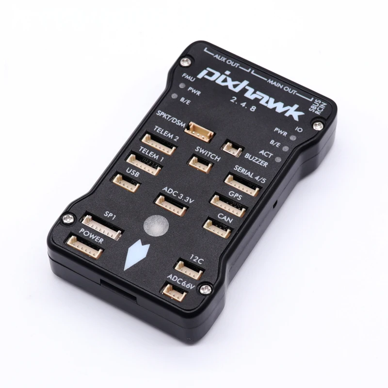 Контроллер полета Pixhawk 2.4.8 PX4 PIX 32 бит + M8N GPS + 433/915 МГц 100/500 МВт радиотелеметрия + предохранительный переключатель + зуммер + rgb + I2C + 4G SD