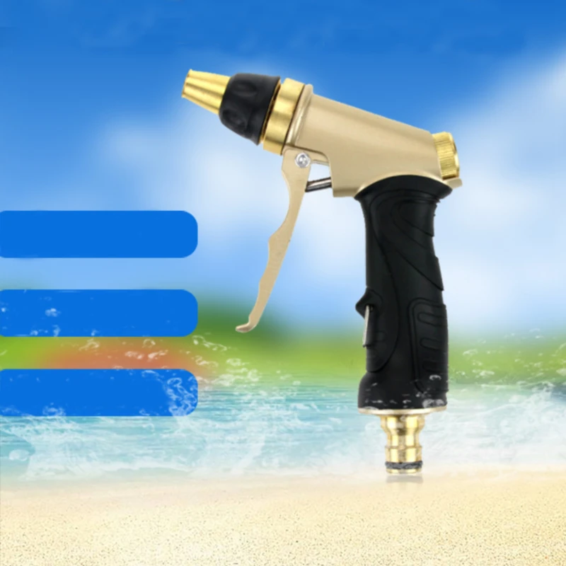 

Portable High-Pressure Water Gun For Cleaning Car Wash Machine Garden Watering Hose Nozzle Sprinkler Foam Water Gun New