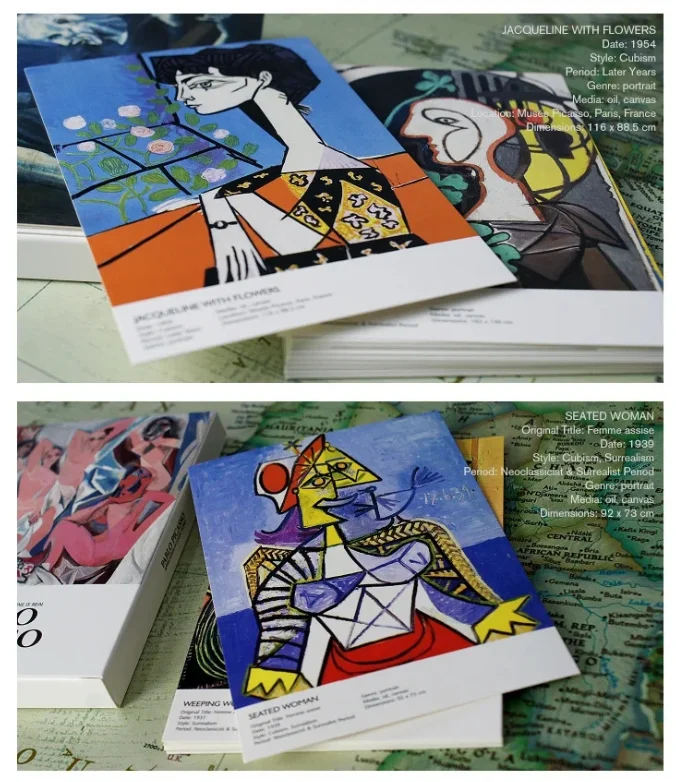 30 листов открытка Пикассо художественный стиль поздравительная креативная