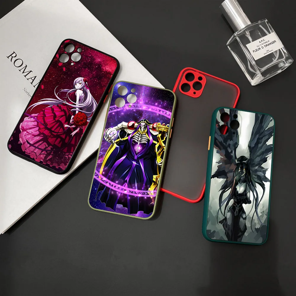 Новый трендовый чехол для телефона Overlord Anime iPhone 16 15 14 11 12 13 Pro Max Mini X XR XS 7 8 Plus SE 16Pro