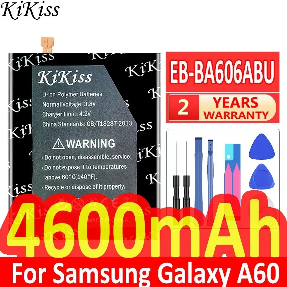 Аккумулятор KiKiss EB-BA606ABU 4600 мАч для Samsung Galaxy A60 M40 SM-A606F/DS SM-A6060 SM-A606F