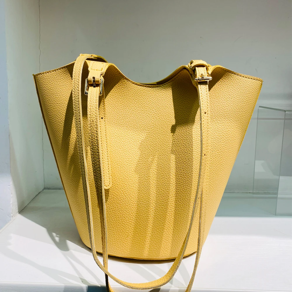 

Bucket Bags For Women Luxury Designer Handbag And Purse 2023 New In Fashion Advanced Texture Underarm Shoulder Composite Bag