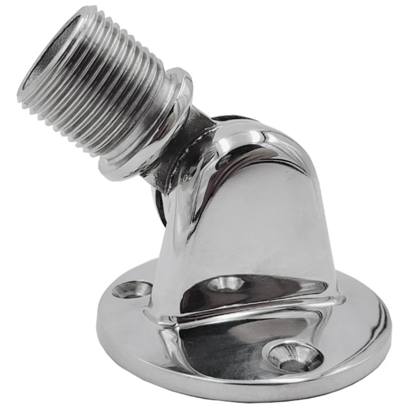 

316 Stainless Steel Boat Marine VHF Antenna Fully Adjustable Base Deck/Side Mount Yacht Sailing Hardware