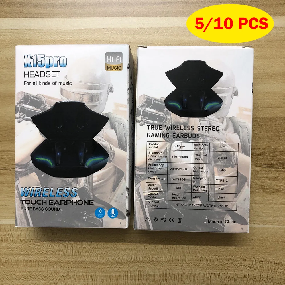 

TWS-наушники X15 PRO с микрофоном, 5/10 шт.