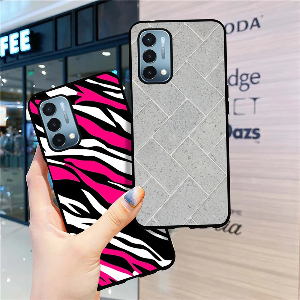 

Zebra Stripes Phone Case for Oneplus Nord N200 CE 5G 2 5G N10 N100 9Pro 9R 9 9RT 5G 10 Pro 8 T Soft Silicone Back Cover Fundas