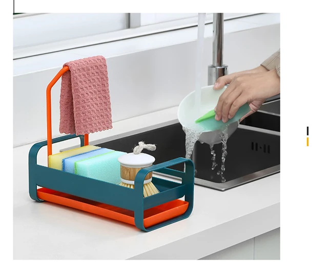 telescopic sink shelf kitchen sinks organizer soap sponge holder sink drain rack storage basket kitchen gadgets accessories free global shipping