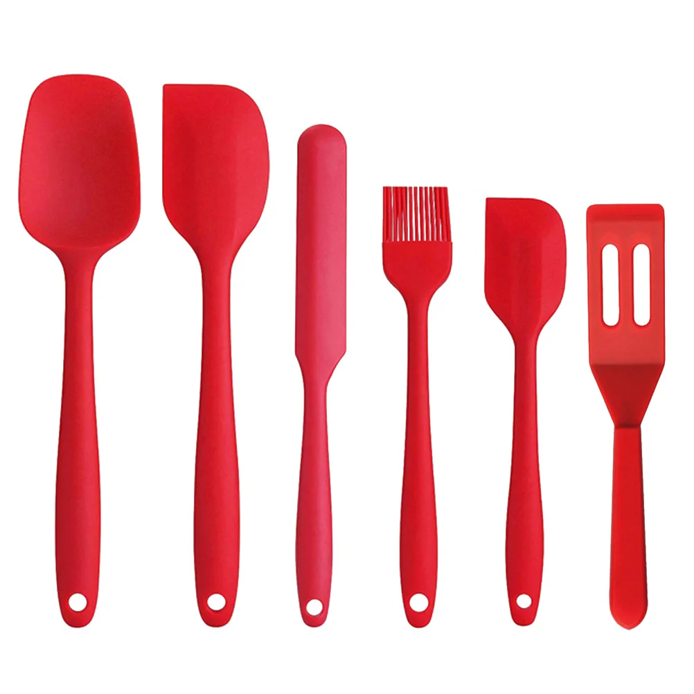 

Spatula Utensils Silicone Spatulas Cookware Kitchen Cooking Silicon Nonstick Set Cake Non Stick Cream