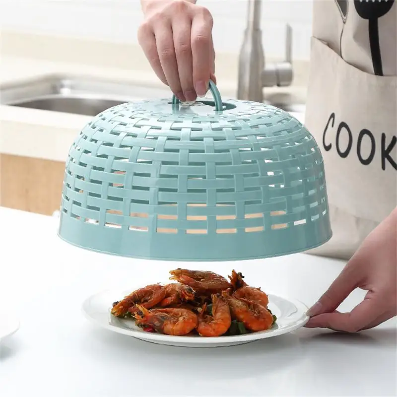 

Plastics Table Food Cover Dish Cover Anti Fly Mosquito Plastics Net Tent Fly Resistant Bowl Cover Breathable Kitchen Accessories