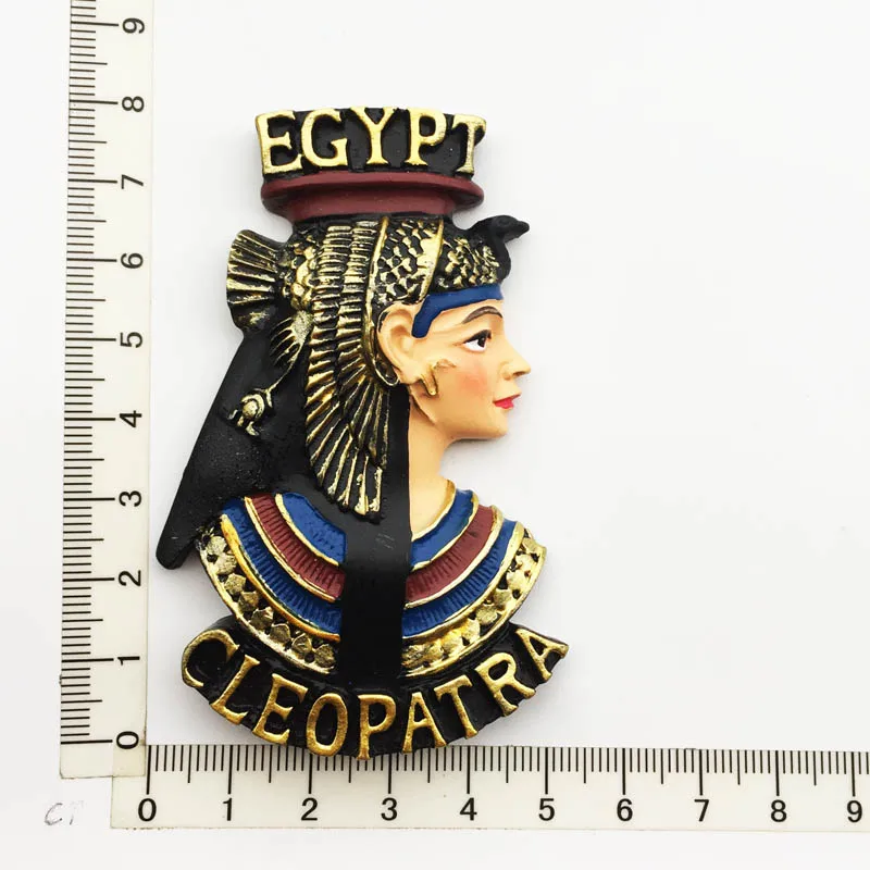 

resin Egyptian Queen Cleopatra magnetic refrigerator sticker