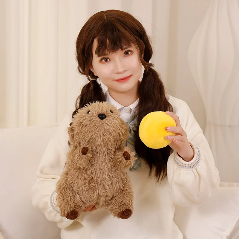 

35 см длинные волосы, набивные милые пушистые морские животные, милые аниме детская Успокаивающая Кукла Home Decro, подарки для детей на день рождения