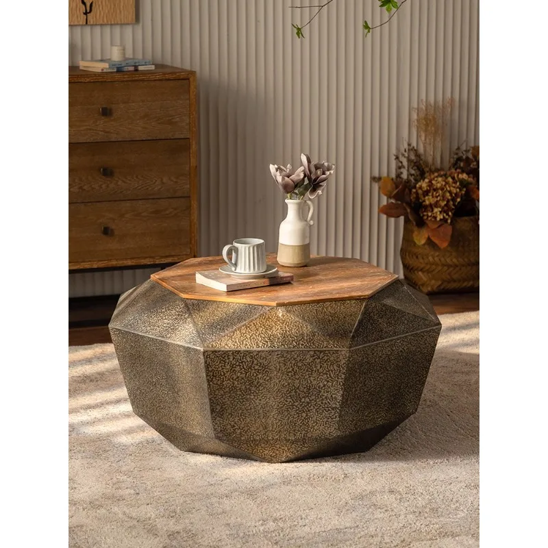 Американский Ретро журнальный столик пол-потолок многоугольный креативный