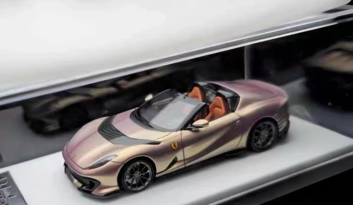 Фото 1:64, TOC × WAM 812C Aperta Bronzo Marsaru, статическая миниатюрная автомобильная модель из смолы, фигурка для взрослых, игрушка для мальчика. №3