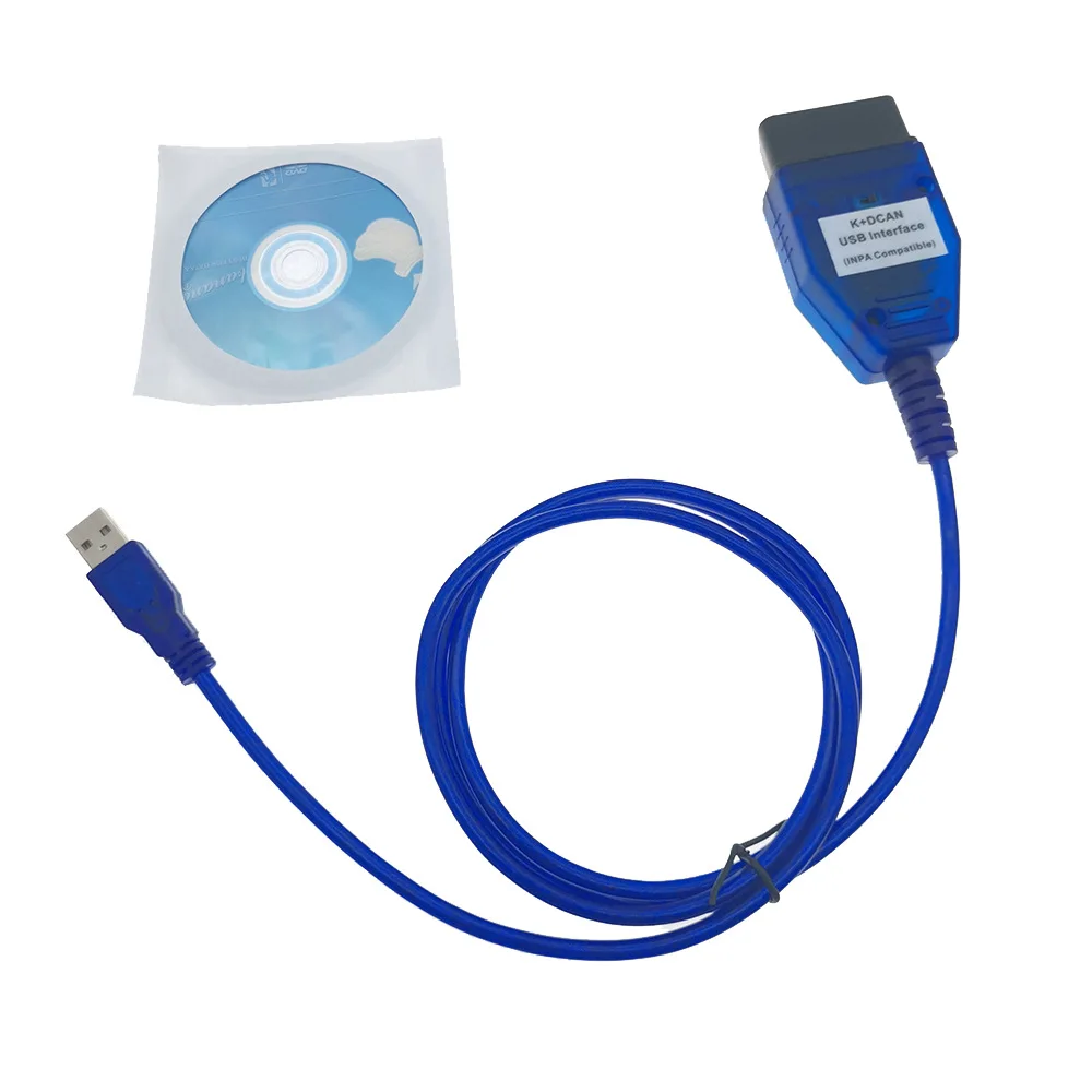 

201 INPA K Can K Dcan CAN OBD2 диагностический сканер, синий корпус переключателя для BMW K D