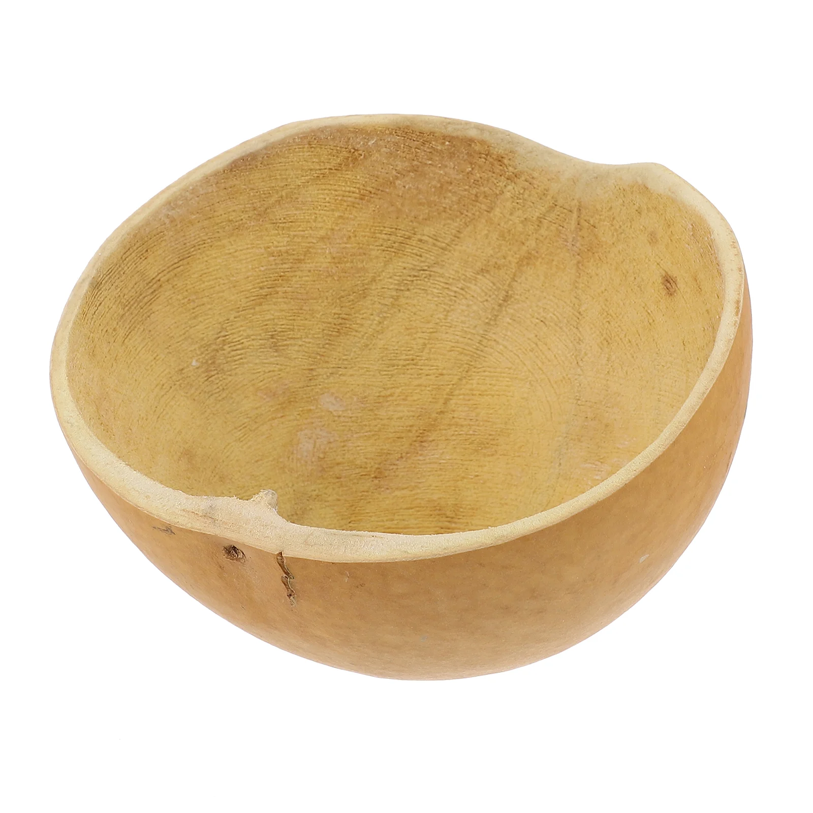 

Chinese Spoons Gourd Scoop Natural Water Practical Shengshui 15X14X8CM Multipurpose Craft Yellow Kitchen