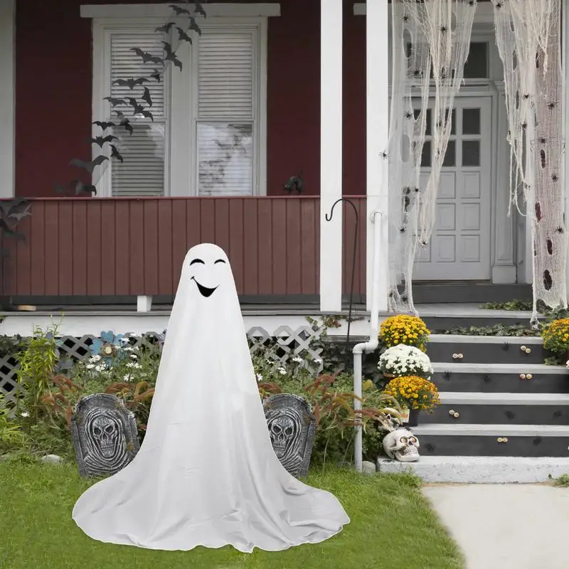 ity duch oświetlony Halloween dekoracja ogrodowa biały z tkaniny do dekoracji na zewnątrz