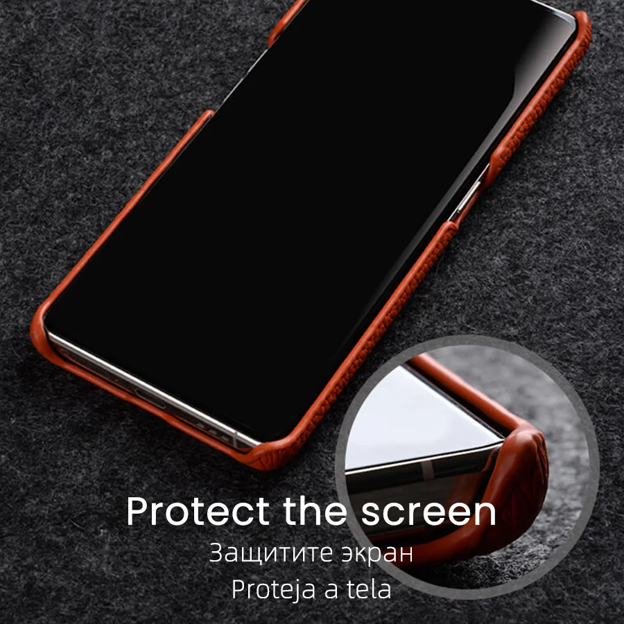 Melkco Premium Genuine Leather Case for OPPO Find X6 Pro Luxury Fashion Business Natural Cowhide Phone Cases Cover