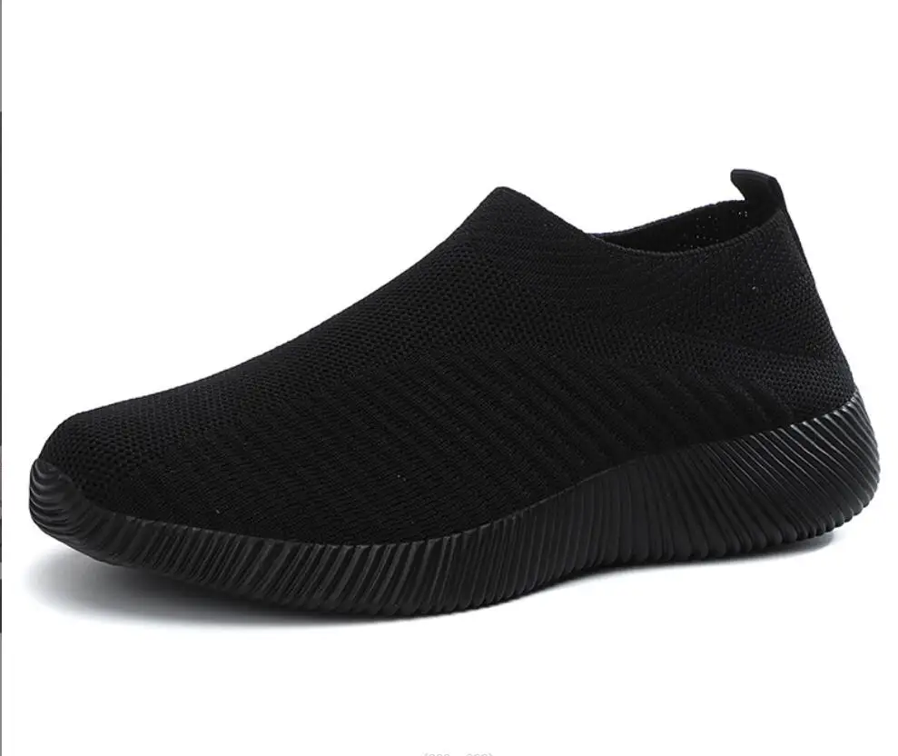 New Net cloth Women Sneakers Mesh Breathable Socks comfortable  Low-top breathable Loafers light Shoes Women Flats Shoes Large