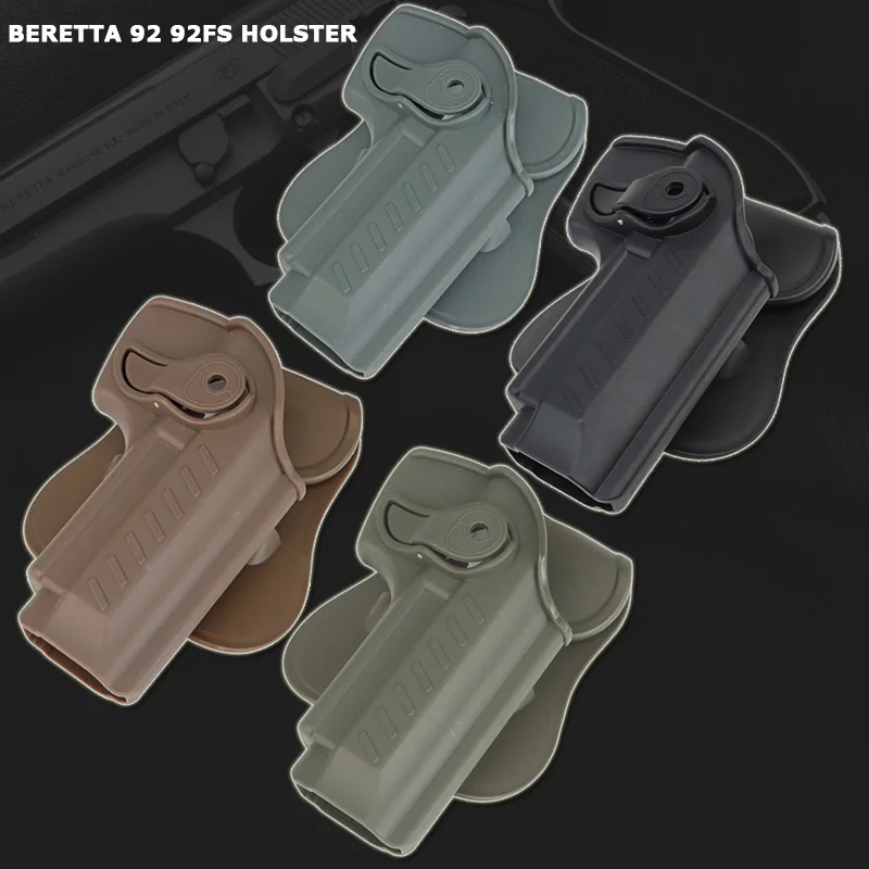 

Military Tactical Gun Holster for Beretta 92 92FS GSG92 GIRSAN REGARD MC Pistol Right Draw Waist Belt Holsters Case